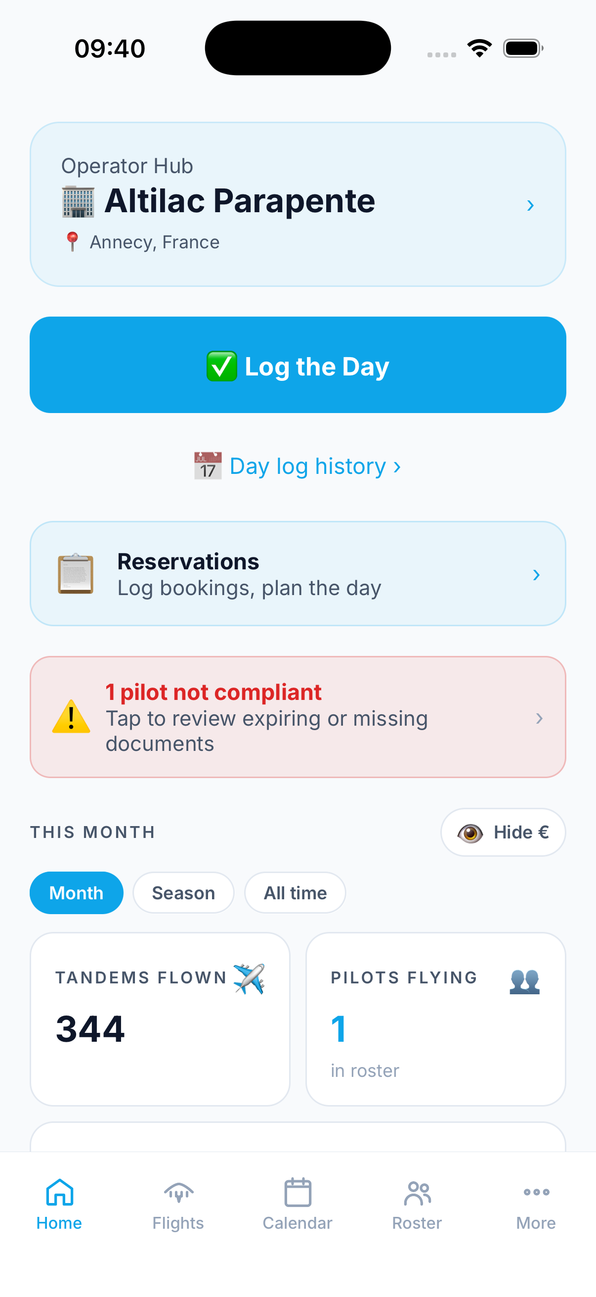 TandemHQ operator hub