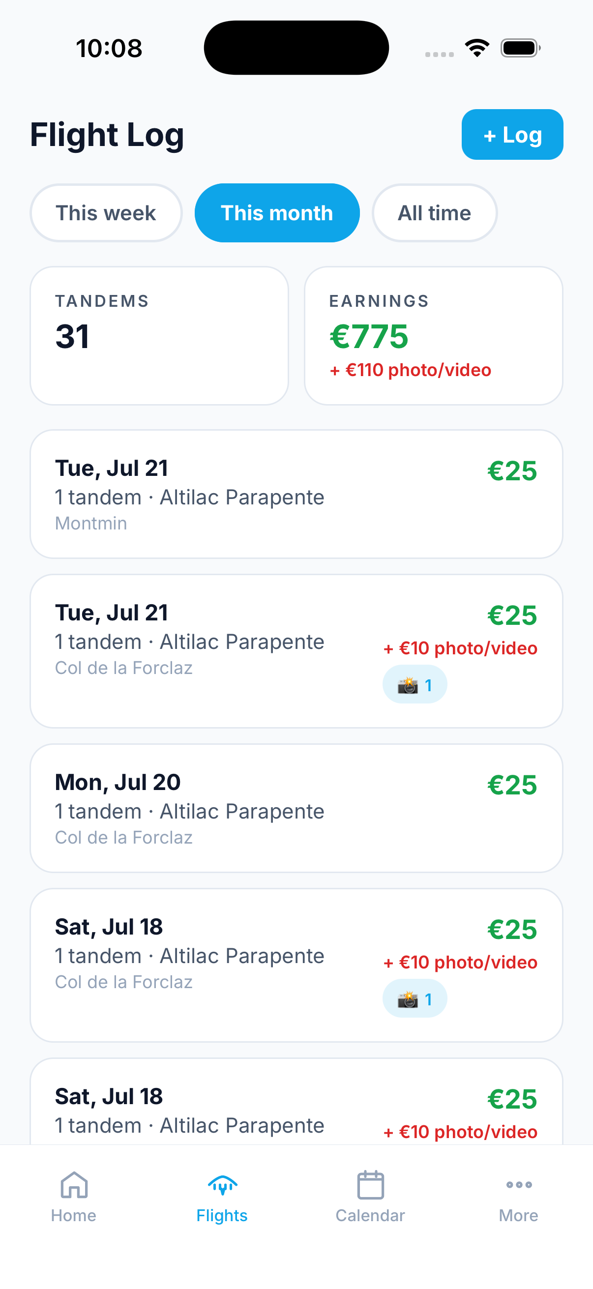 Every flight and every euro, yours.